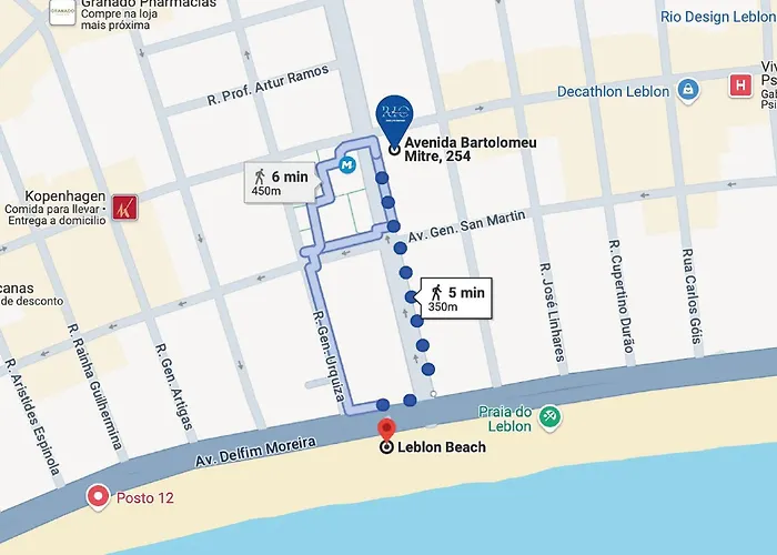 Duas suítes Leblon a duas quadras da praia Rio de Janeiro
